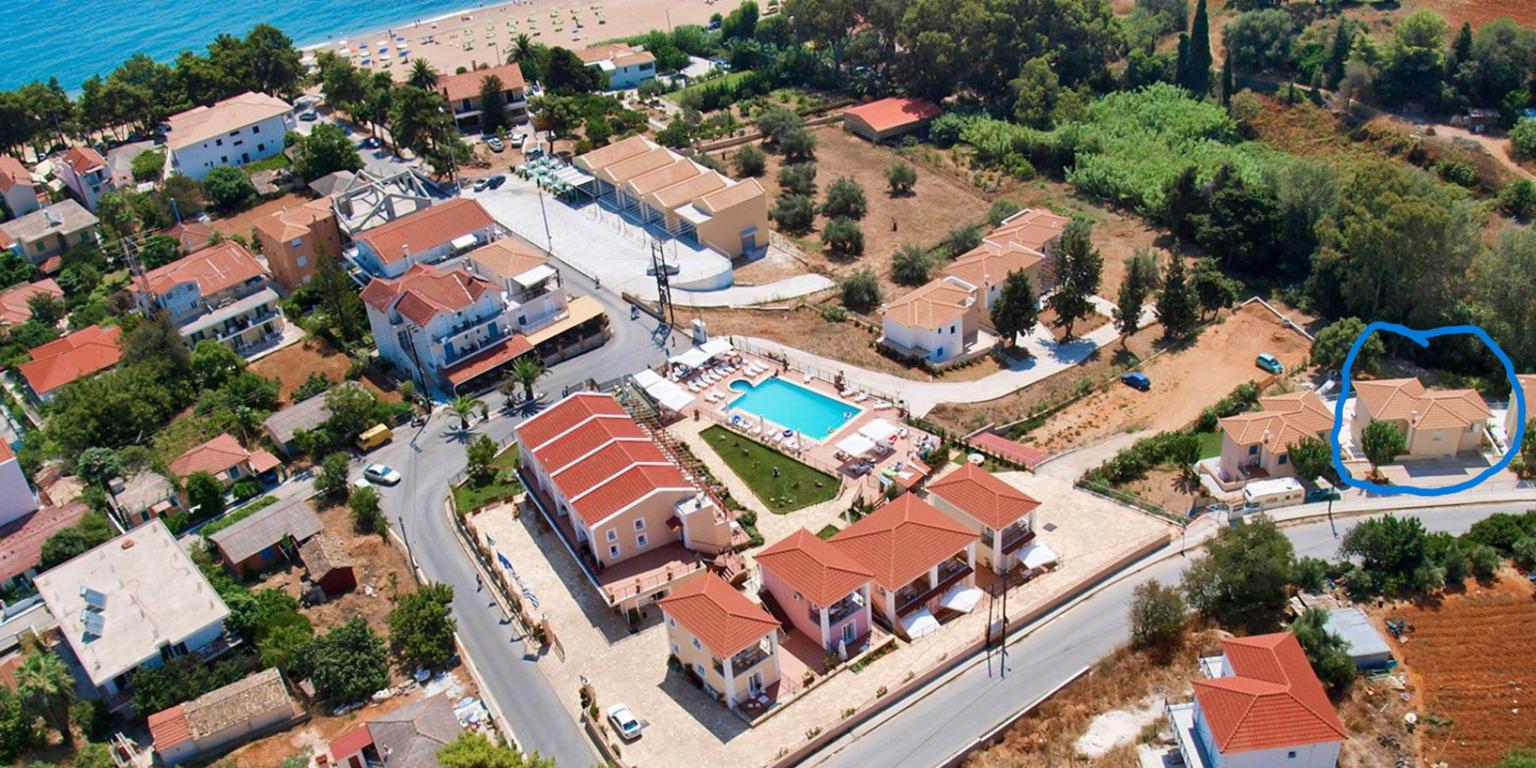 Aerial view of pool