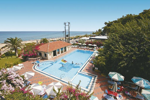 Aerial view of tara beach pool